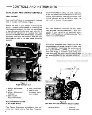 Photo 12 - Ford 5610 6610 7610 Operators Manual And Supplement Ford Tobacco Special Axles Tractor 42561030