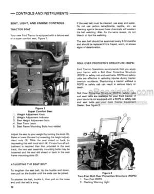Photo 10 - Ford 5610 6610 7610 Operators Manual Tractor 42561032