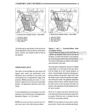 Photo 6 - Ford 6500 Operators Manual Tractor Loader Backhoe 42650010
