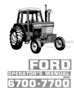 Photo 4 - Ford 6700 7700 Operators Manual Tractor 42670020