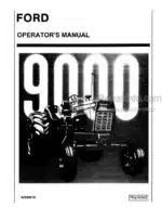Photo 5 - Ford 9000 Operators Manual Tractor 42900010