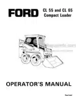 Photo 4 - Ford CL55 CL65 Operators Manual Compact Loader