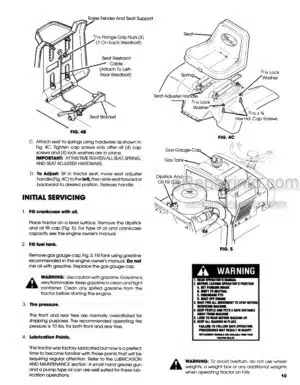 Photo 6 - Ford Series RM19 Operators Manual Walk Behind Mower 42001910