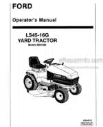 Photo 3 - Ford LS45-16G Operators Manual Yard Tractor 42644510