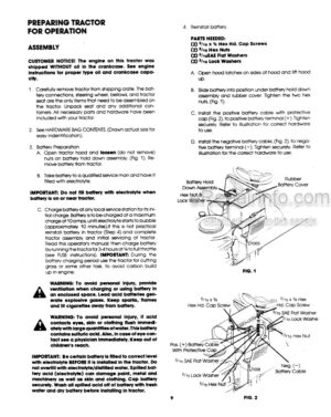 Photo 8 - Ford LT11H Operators Manual Lawn Tractor 42001113