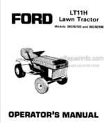 Photo 4 - Ford LT11H Operators Manual Lawn Tractor 42001300