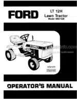 Photo 3 - Ford LT12H Operators Manual Lawn Tractor 42641210