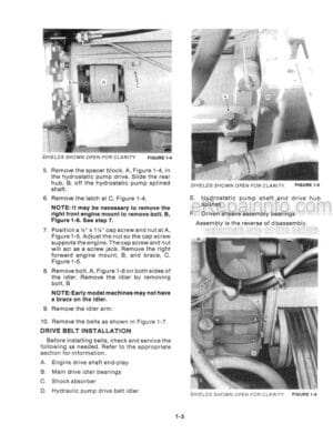 Photo 13 - Ford New Holland 1900 2100 Service Manual Harvester 40190022