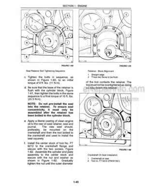 Photo 7 - Sperry New Holland 1400 1500 Service Manual And Troubleshooting Guide Combine