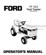 Photo 4 - Ford YT12.5 Operators Manual Yard Tractor 42001250