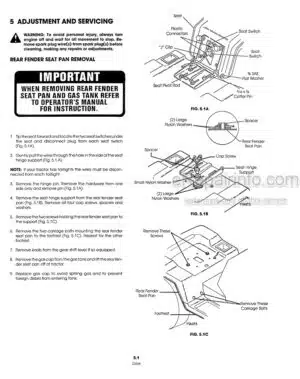 Photo 10 - Ford YT14 YT16 Operators Manual Yard Tractor 42641620
