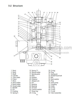 Photo 1 - Hyundai Robex 35-7 Service Manual Crawler Excavator