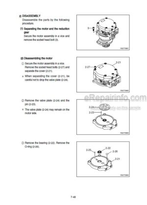 Photo 1 - Hyundai Robex 35Z-7 Repair Manual Mini Excavator