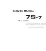 Photo 4 - Hyundai Robex 75-7 Service Manual Mini Excavator