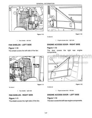 Photo 6 - New Holland Boomer 1030 230GM Operators Manual Tractor Mower Deck 87487351