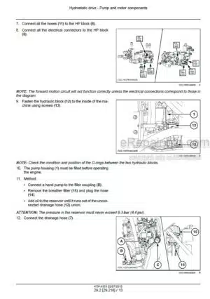 Photo 8 - New Holland W50C W60C W70C W80C Tier 4 Interim Service Manual Compact Wheel Loader 47829080C