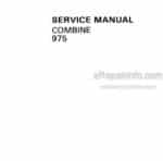 Photo 4 - New Holland 975 Service Manual Combine 40097510