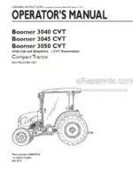 Photo 4 - New Holland Boomer 3040CVT Boomer 3045CVT Boomer 3050CVT Operators Manual Compact Tractor 84551016