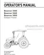 Photo 5 - New Holland Boomer 3040 Boomer 3045 Boomer 3050 Operators Manual Compact Tractor