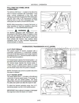 Photo 7 - New Holland Speedrower 200 Speedrower 240 Service Manual Self-Propelled Windrower 47698329