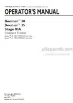 Photo 4 - New Holland Boomer 30 Boomer 35 Stage IIIA Operators Manual Compact Tractor 48014864