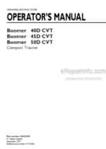 Photo 4 - New Holland Boomer 40D CVT Boomer 45D CVT Boomer 50D CVT Operators Manual Compact Tractor 48028209