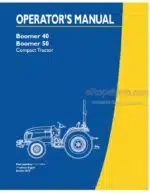 Photo 7 - New Holland Boomer 40 Boomer 50 Operators Manual Compact Tractor