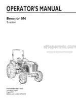 Photo 4 - New Holland Boomer 8N Operators Manual Tractor 84527123