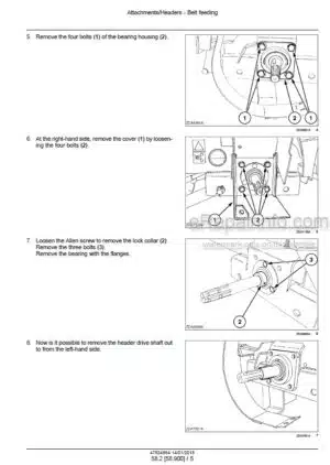 Photo 7 - New Holland D125C Service Manual Crawler Dozer 47907875