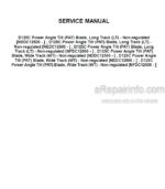 Photo 4 - New Holland D125C Service Manual Crawler Dozer 47907875