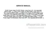 Photo 4 - New Holland D125C Service Manual Crawler Dozer 47907875
