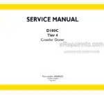 Photo 4 - New Holland D180C Tier 4 Service Manual Crawler Dozer 47645621