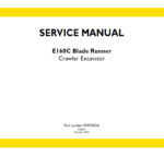Photo 5 - New Holland E160C Blade Runner Service Manual Crawler Excavator 47497833A