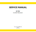 Photo 4 - New Holland E175C Service Manual Crawler Excavator 47494131A