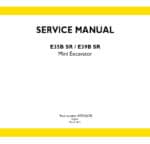 Photo 5 - New Holland E35BSR E39BSR Service Manual Mini Excavator 47574267B
