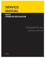 Photo 5 - New Holland EH215 Service Manual Crawler Excavator 6-75780NA