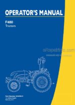 Photo 4 - New Holland F480 Operators Manual Tractor 84409819