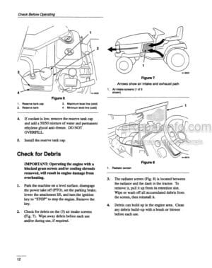 Photo 6 - New Holland GT20 Operators Manual Garden Tractor 42682200