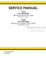 Photo 4 - New Holland L234 C238 Tier 4B (final) Service Manual Skid Steer And Compact Track Loader 47916233