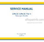 Photo 4 - New Holland LM5.25 LM6.28 Tier 4 Service Manual Telescopic Handler