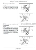 Photo 2 - New Holland Speedrower 130 Service Manual Self-Propelled Windrower 47904535