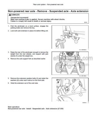 Photo 10 - New Holland Speedrower 160 Service Manual Self-Propelled Windrower 47824873