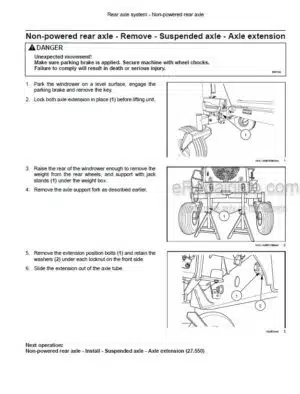 Photo 5 - New Holland Speedrower 160 Service Manual Self-Propelled Windrower 47824873