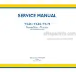 Photo 4 - New Holland T4.55 T4.65 T4.75 Tier 4B (final) Power Star Service Manual Tractor 47772169