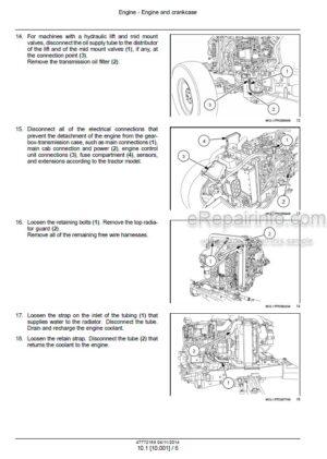 Photo 1 - New Holland T4.55 T4.65 T4.75 Tier 4B (final) Power Star Service Manual Tractor 47772169