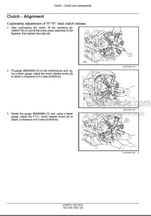 Photo 7 - New Holland T4.90 T4.100 T4.110 T4.120 Tier 4B (final) Service Manual Tractor 47878245