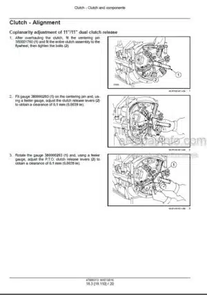 Photo 7 - New Holland T4.90 T4.100 T4.110 T4.120 Tier 4B (final) Service Manual Tractor 47878245