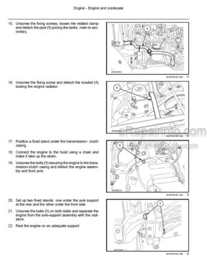 Photo 1 - New Holland T4.75V T4.85V T4.95V T4.105V Tier 3 Service Manual Tractor 47888375
