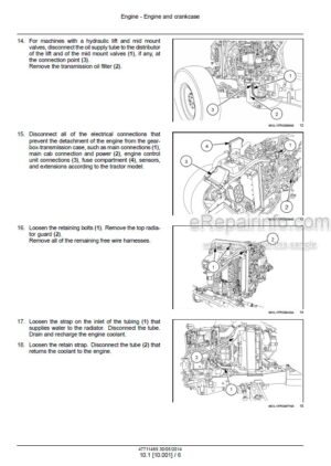 Photo 8 - New Holland T4.75 Power Star Tier 4B (final) Service Manual Tractor 47711469