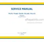 Photo 5 - New Holland T4.75 T4.85 T4.95 T4.105 T4.115 Service Manual Tractor 47803847